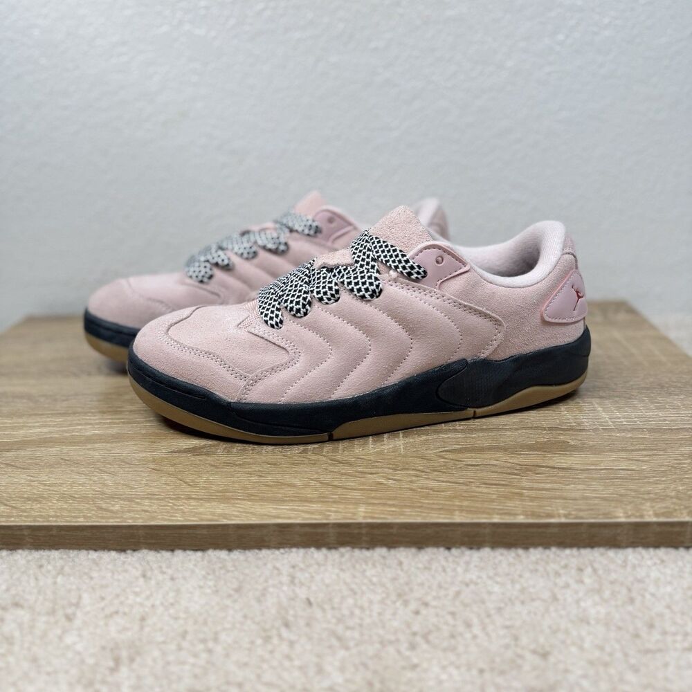 NEW Nike Jordan Session Shoes MEN'S 9.5 Atmosphere Pink w/ Extra Lace IB3731-600 - Picture 5 of 10